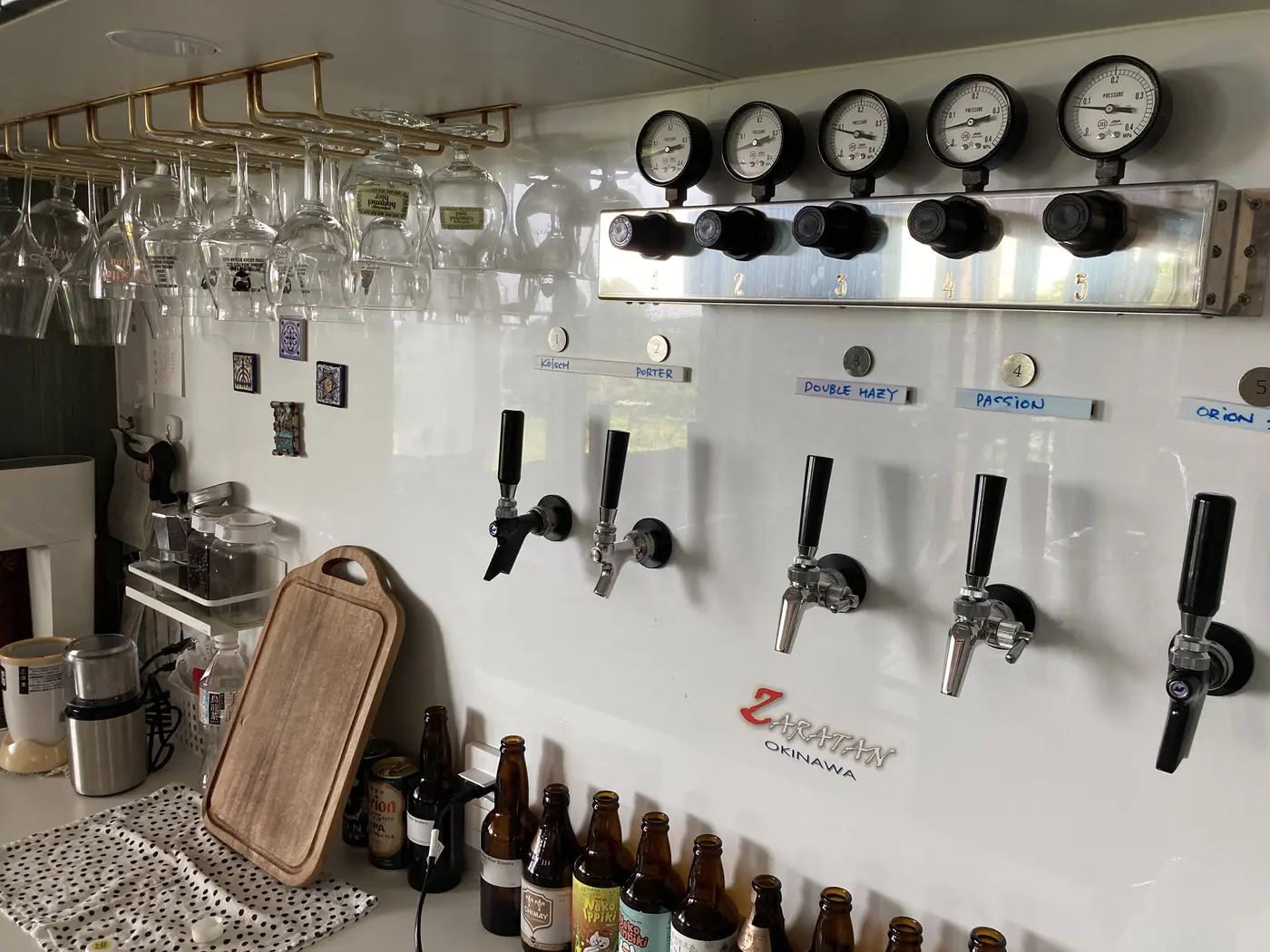 ZARATANに設置されたビールサーバー